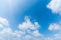 Clear blue sky background,clouds with background. Royalty Free Stock Photo