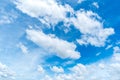 Clear blue sky background,clouds with background. Royalty Free Stock Photo