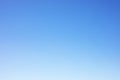 Clear blue sky background and empty space for your design, no cloud Royalty Free Stock Photo