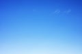 Clear blue sky background and empty space for your design, no cloud Royalty Free Stock Photo