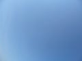Clear blue sky background, no cloud. Royalty Free Stock Photo