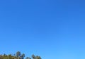 Clear blue sky Royalty Free Stock Photo