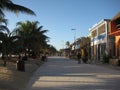 Main street Mahahual Costa Maya Quintana Roo Mexico