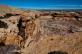 Utah high altitude desert landscape on bright sunny day. Royalty Free Stock Photo