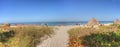 Clear blue sky over Lowdermilk Beach Royalty Free Stock Photo