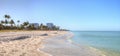 Clear blue sky over Lowdermilk Beach Royalty Free Stock Photo