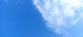 Clear blue sky white cloud Royalty Free Stock Photo