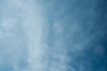 Clear blue sky with white cloud for background backdrop use and postcard, wall paper Royalty Free Stock Photo