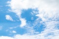 clear blue sky with white clouds on good weather.blue sky on sunlight background.skyscape.cloudscape.beautiful vast blue sky and