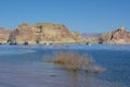 Lake powell glen canyon in Arizona or Utah Royalty Free Stock Photo