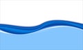 Water Waves Wave Banner Background. Royalty Free Stock Photo