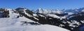 Clear blue winter day in the Bernese Oberland