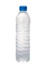 Clear bottle of water in white background