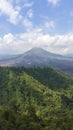 Clear cloud beautiful Bali Mountain