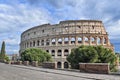 Rome May 18th 2020: Colosseum in a clear day of spring