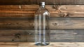 Clear drinking bottle