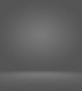 Clear empty photographer studio background Abstract, background texture of beauty dark and light clear blue, cold gray Royalty Free Stock Photo