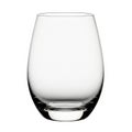 Clear Empty Stemless Wine Glass on a White Background image photo Royalty Free Stock Photo