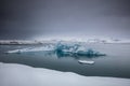 Clear freezing day in Iceberg, Iceland