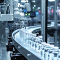 Pharmaceutical Bottling Automation Royalty Free Stock Photo