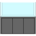 Clear Glass Fish Tank aquarium complete set, Aquarium Fish Tank and Cabinet sideboard graphic illustrations
