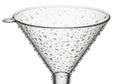 Clear glass martini glass with water droplets on a white background Royalty Free Stock Photo