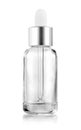Clear glass serum bottle for cosmetic products design mock-up Royalty Free Stock Photo