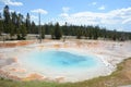 clear hot spring in Yellowstone National Park, Royalty Free Stock Photo