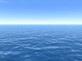 Clear Hot Summer Day Over Sea Royalty Free Stock Photo