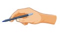 Hand Holding Pencil, Drawing & Creative Process, vector design Generative AI Royalty Free Stock Photo