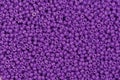 Clear lilac glass beads. Photo beads for background.