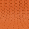 Clear pattern abstract background studio hexagon Orange