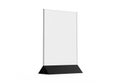 Clear plastic and acrylic table talkers promotional upright menu table tent top sign holder 11x8 table menu card display stand pic