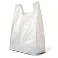 Plastic bag packaging isolated on white background Royalty Free Stock Photo