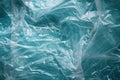 Clear plastic bag texture background. Waste recycling concept. Crumpled polyethylene and cellophane. Royalty Free Stock Photo
