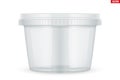 Clear Plastic container for food