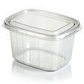 Plastic container isolated on white background Royalty Free Stock Photo
