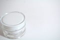 Cream container mainly used to store facial cream Royalty Free Stock Photo