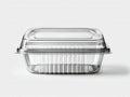 clear plastic food container Royalty Free Stock Photo