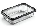 clear plastic food container Royalty Free Stock Photo