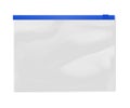 Clear plastic reusable zipper pocket bag