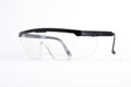 Clear plastic safety goggles Royalty Free Stock Photo