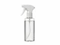 Clear plastic spray bottle with white trigger Royalty Free Stock Photo