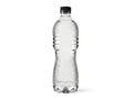 Clear plastic water bottle isolated on white background Royalty Free Stock Photo