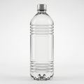 Clear plastic water bottle isolated on white background Royalty Free Stock Photo