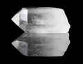 Clear Quartz Crystal Point Royalty Free Stock Photo