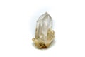 Clear Quartz Crystal point Royalty Free Stock Photo