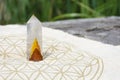 Clear Quartz Crystal Tower Close Up Royalty Free Stock Photo