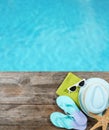 Clear refreshing water in swimming pool