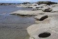 Clear rock pools on the headland, Caloundra